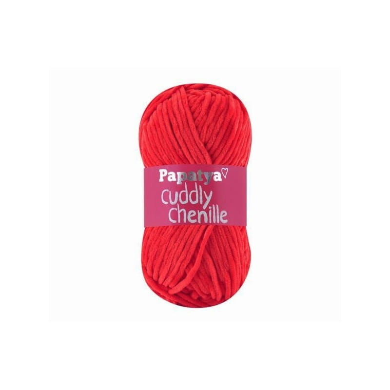 Papatya Cuddly Chenille 3075 czerwony