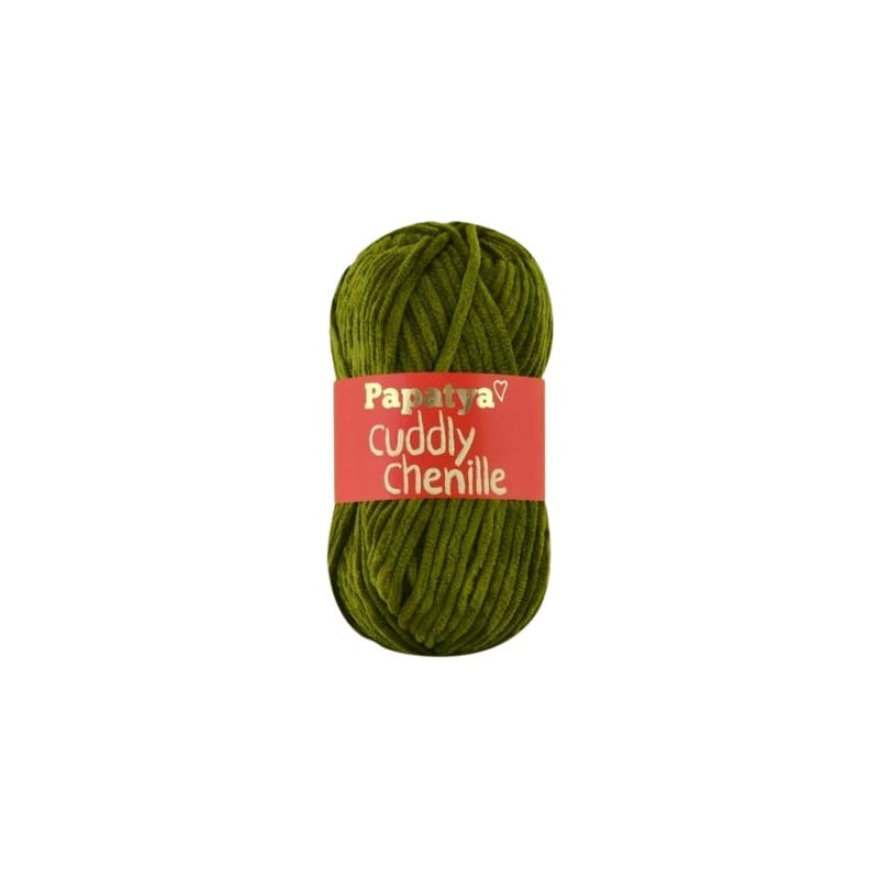 Papatya Cuddly Chenille 6950 zgniła zieleń
