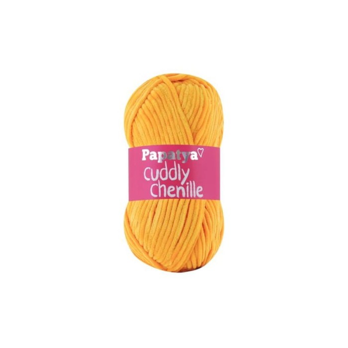 Papatya Cuddly Chenille 8740 ciemny żółty