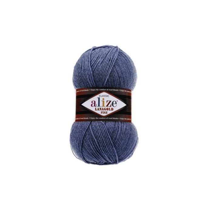 Alize Lanagold Fine 203 ciemny jeans
