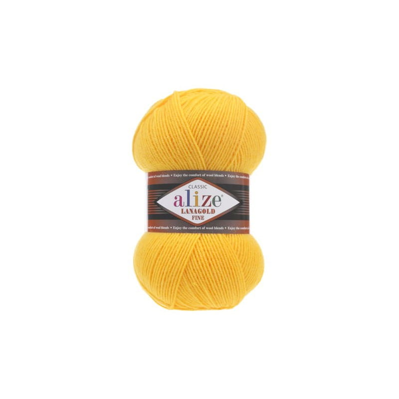Alize Lanagold Fine 216 zółty