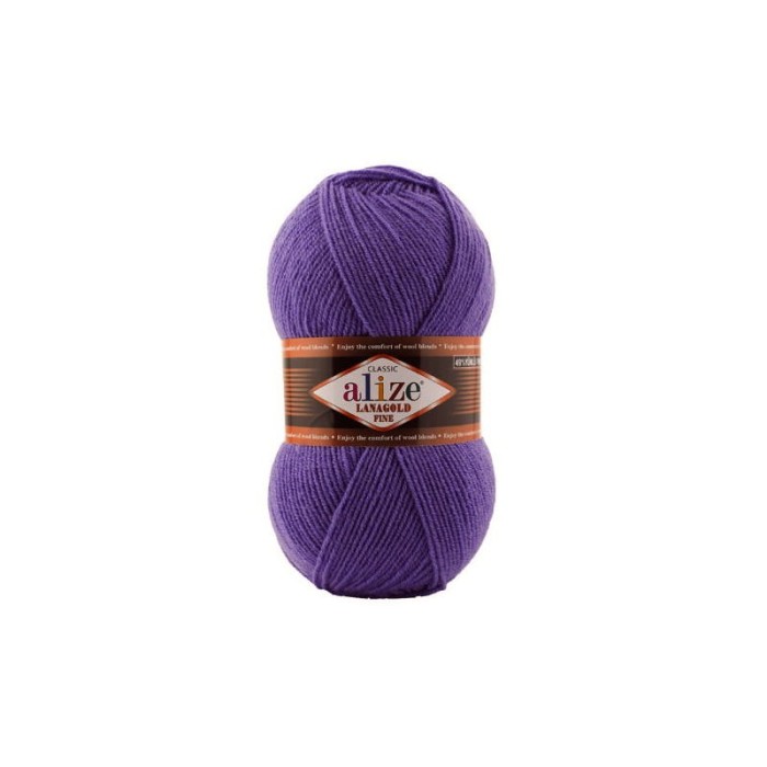 Alize Lanagold Fine 851 fioletowy