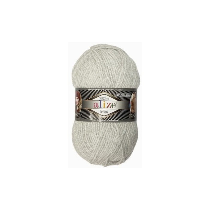 Alize Superlana MIDI 208 popielaty