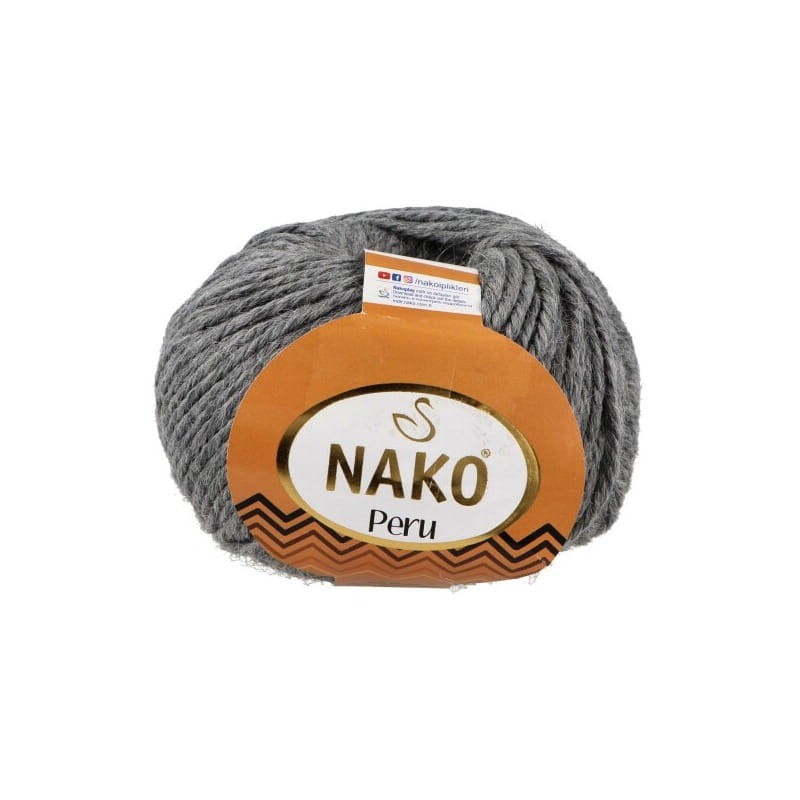 Nako Peru 194 ciemny szary