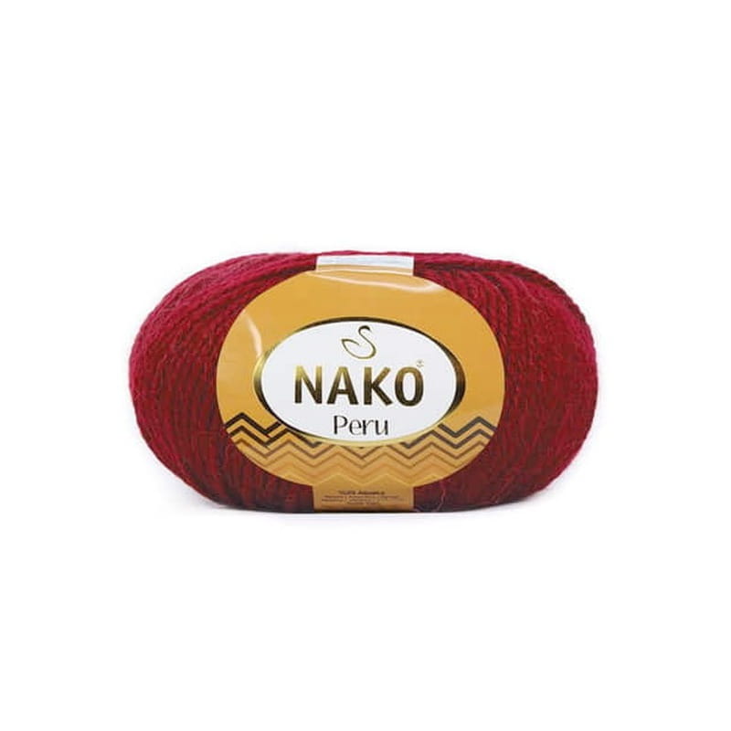 Nako Peru 1175 czerwony