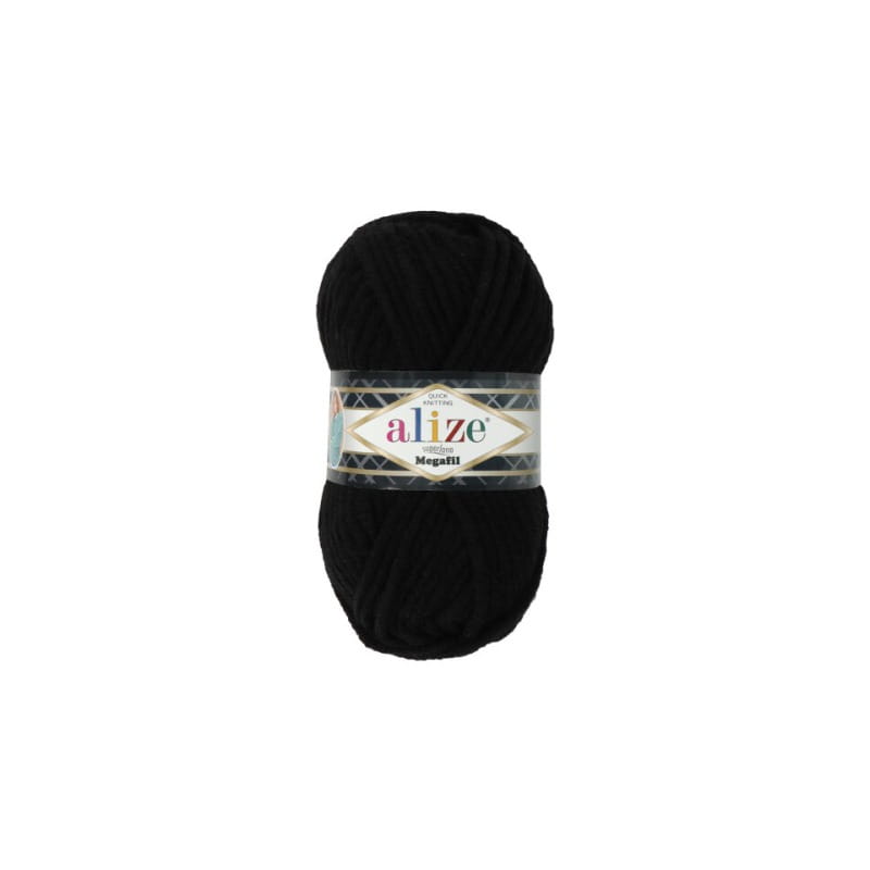 Alize Superlana Megafil 60 czarny