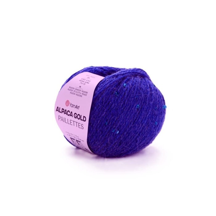 YarnArt Alpaca Gold Paillettes 9309 chabrowy