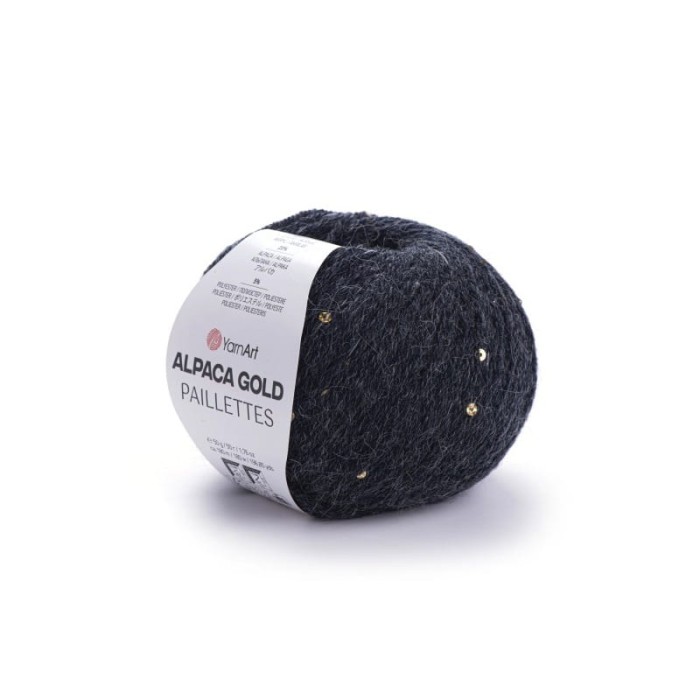YarnArt Alpaca Gold Paillettes 9314 grafit