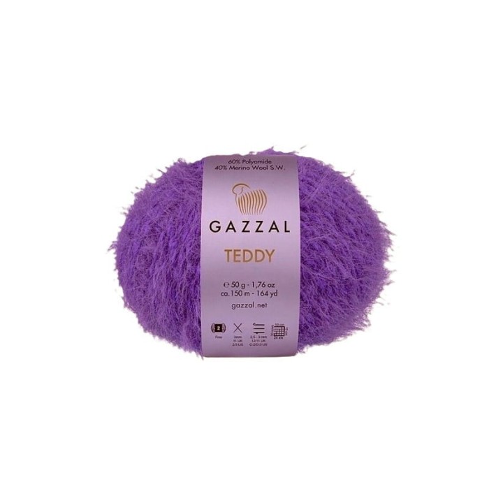 Gazzal Teddy 6550 fioletowy