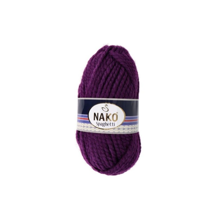 Nako Spaghetti 11209 ciemny fiolet