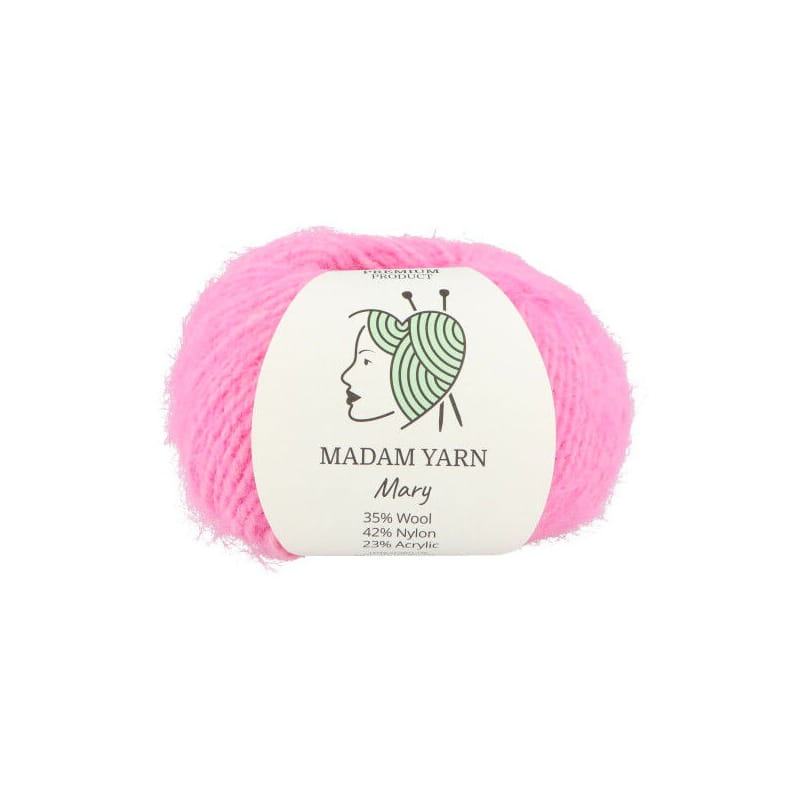 Madam Yarn Mary 140 różowy