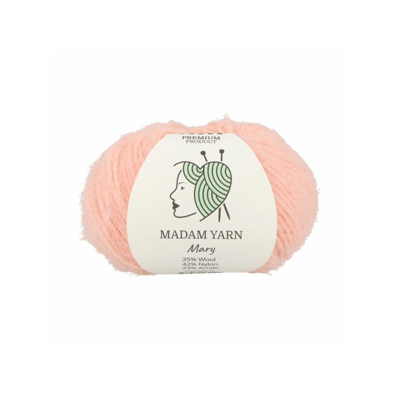 Madam Yarn Mary 150 łosoś