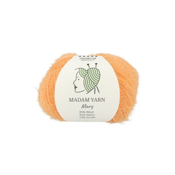 Madam Yarn Mary 155 brzoskwiniowy