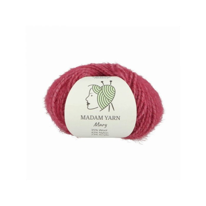 Madam Yarn Mary 173 bordowy