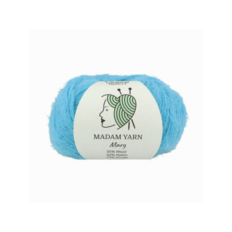 Madam Yarn Mary 208 turkusowy