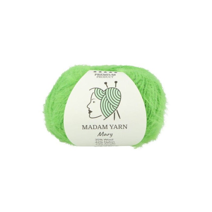 Madam Yarn Mary 237 jasny zielony