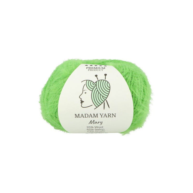 Madam Yarn Mary 237 jasny zielony