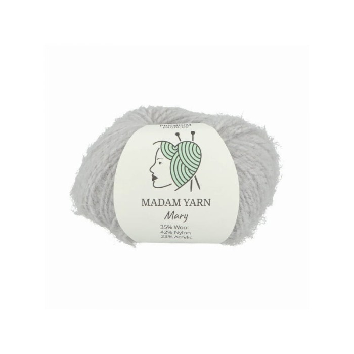 Madam Yarn Mary 309 szary