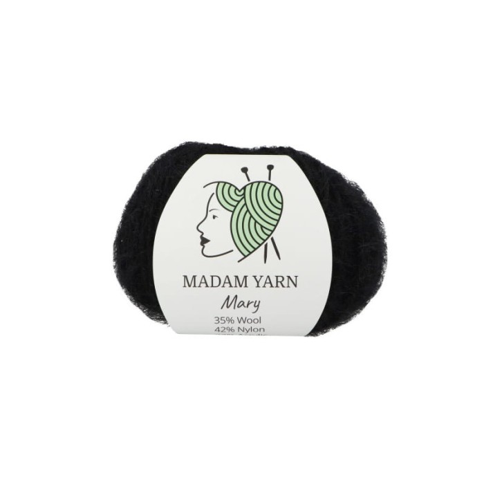 Madam Yarn Mary 332 czarny
