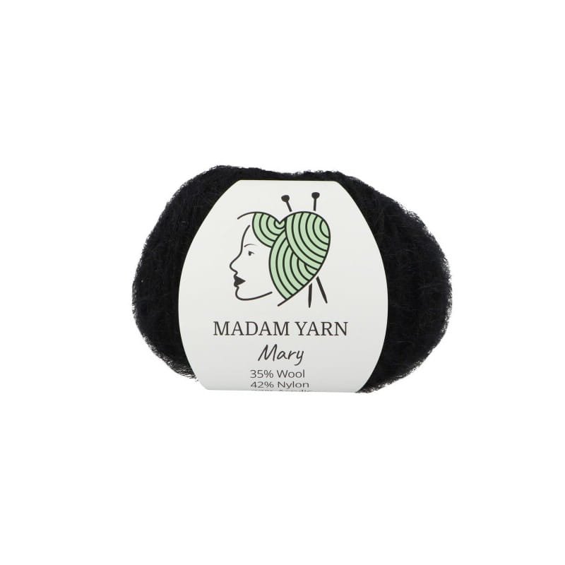 Madam Yarn Mary 332 czarny