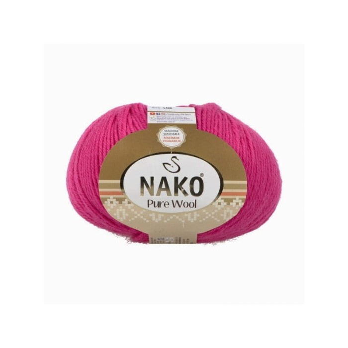 Nako Pure Wool 4569 fuksja