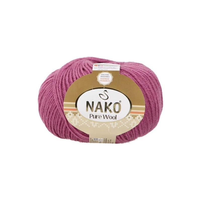Nako Pure Wool 12350 wrzos