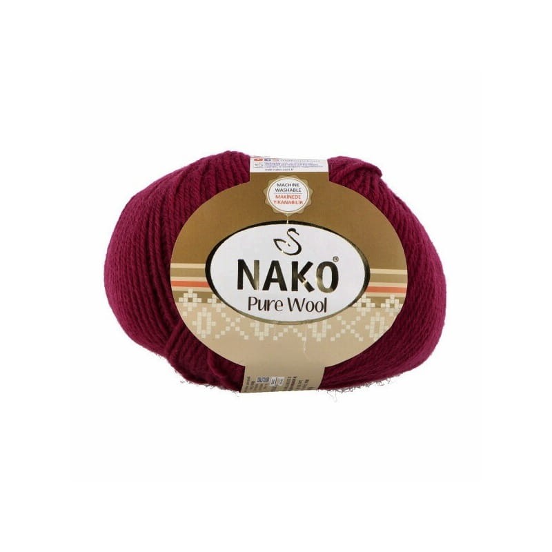 Nako Pure Wool 12352 buraczkowy