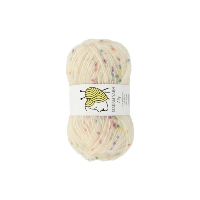 Madam Yarn Lily 103 beżowy