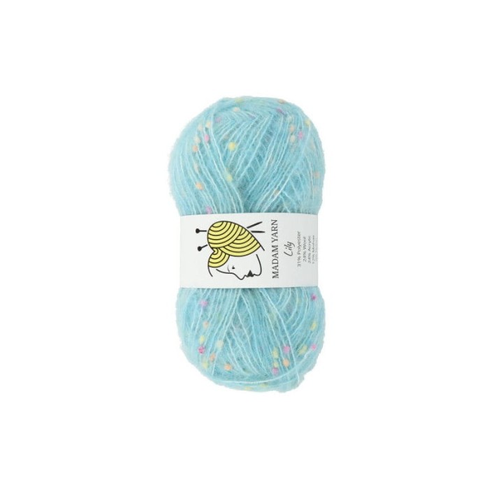 Madam Yarn Lily 206 turkus