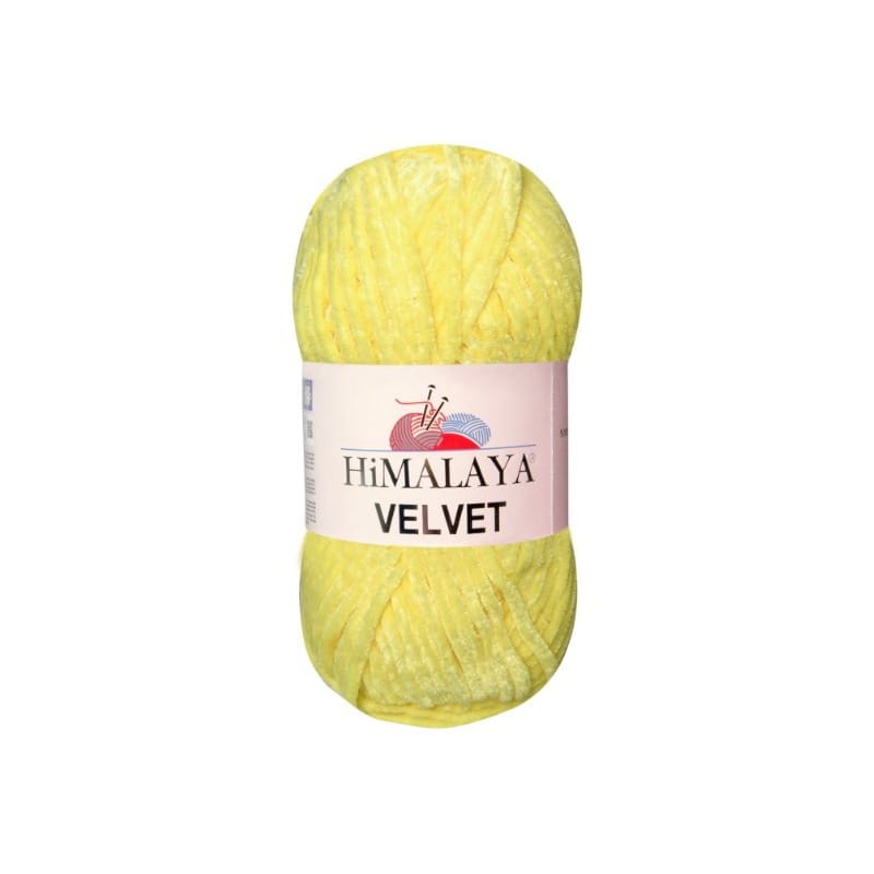 Himalaya Velvet 02 jasny żółty