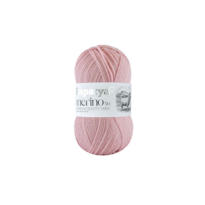 Papatya Merino 50 brudny róż 4120