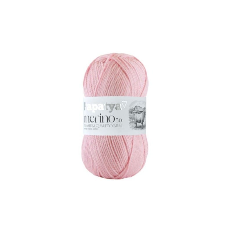 Papatya Merino 50 jasny róż 4420
