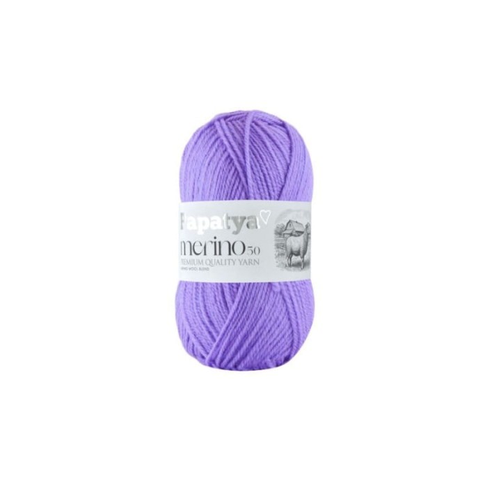 Papatya Merino 50 jasny fiolet 5430