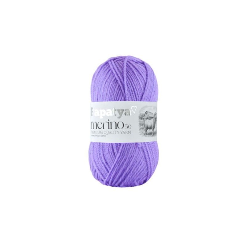 Papatya Merino 50 jasny fiolet 5430
