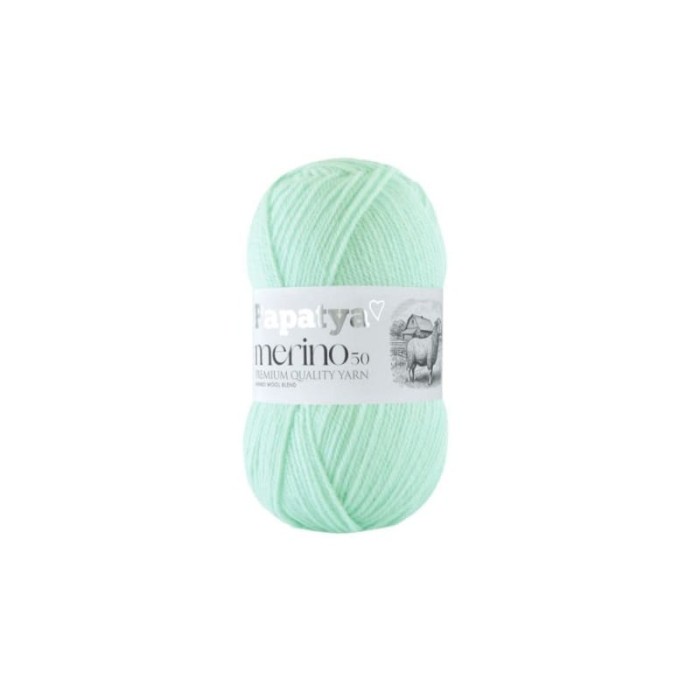 Papatya Merino 50 jasny miętowy 5610