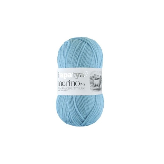 Papatya Merino 50 jasny niebieski 5840