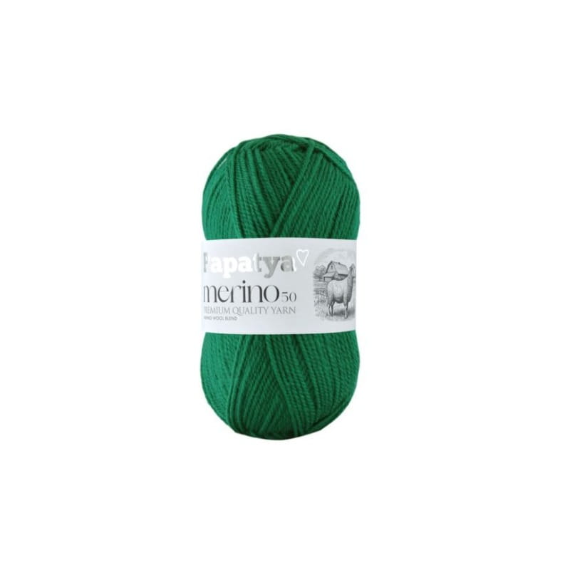 Papatya Merino 50 zielony 6820
