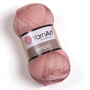 YarnArt Rapido 678 pudrowy róż