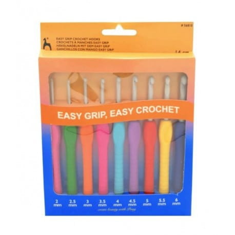 Zestaw szydełek 2-6mm Pony Easy Grip