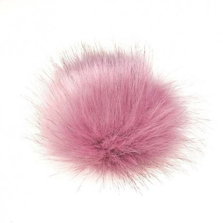 Pompon 12cm wrzosowy