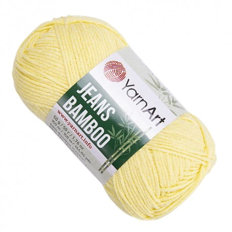 YarnArt Jeans Bamboo 104 żółty