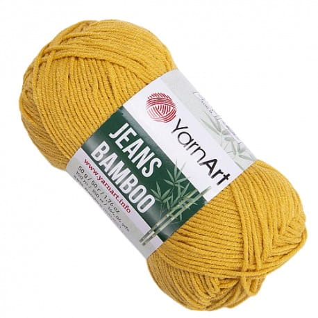 YarnArt Jeans Bamboo 107 musztardowy
