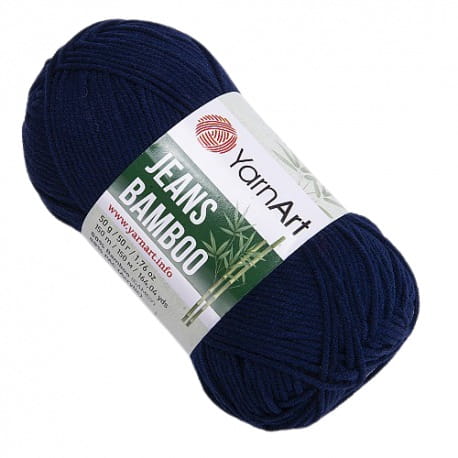 YarnArt Jeans Bamboo 125 granatowy