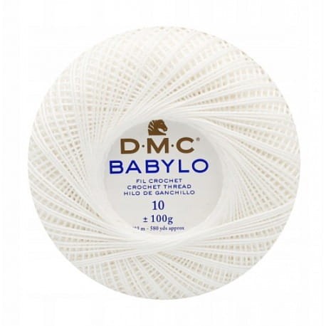 DMC kordonek Babylo 10 BLANC