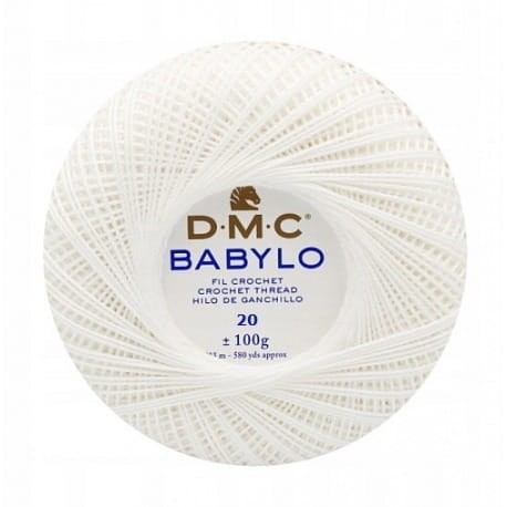 DMC kordonek Babylo 20 BLANC