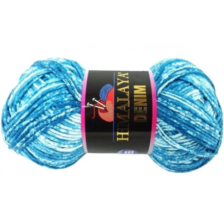 Himalaya Denim 23 "przetarty" turkus