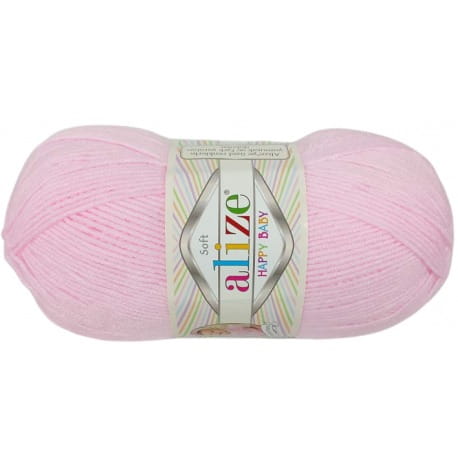 Alize Happy Baby 185 pastelowy róż