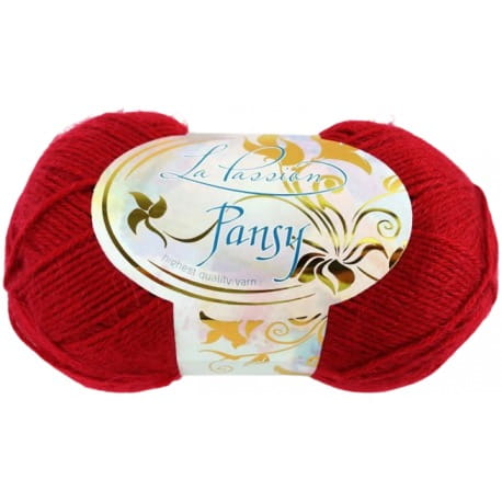 La Passion Pansy 10 czerwony