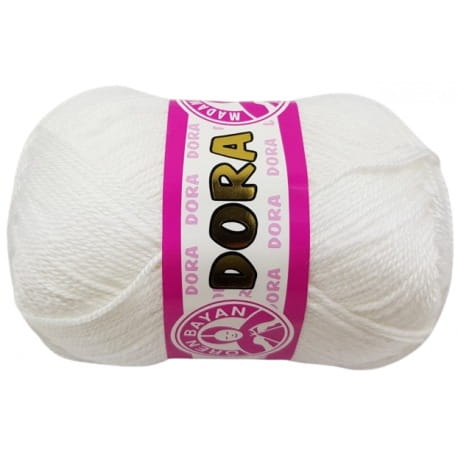 Madame Tricote Dora 100 śnieżnobiały