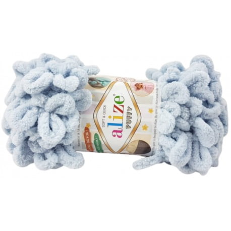 Alize Puffy 416 szaro-błękitny